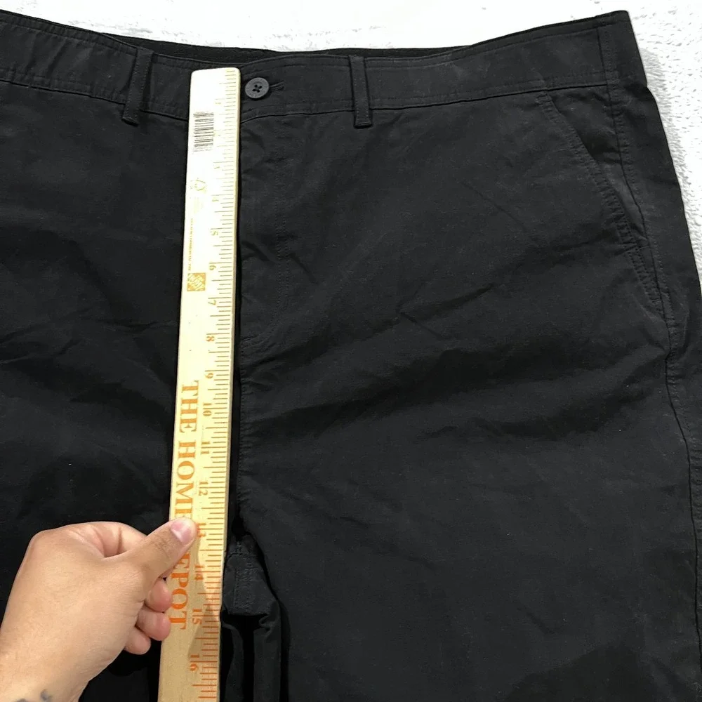 Eddie Bauer Women 22W Slim‎ Voyager High Rise Chino Stretch Quick Dry Black